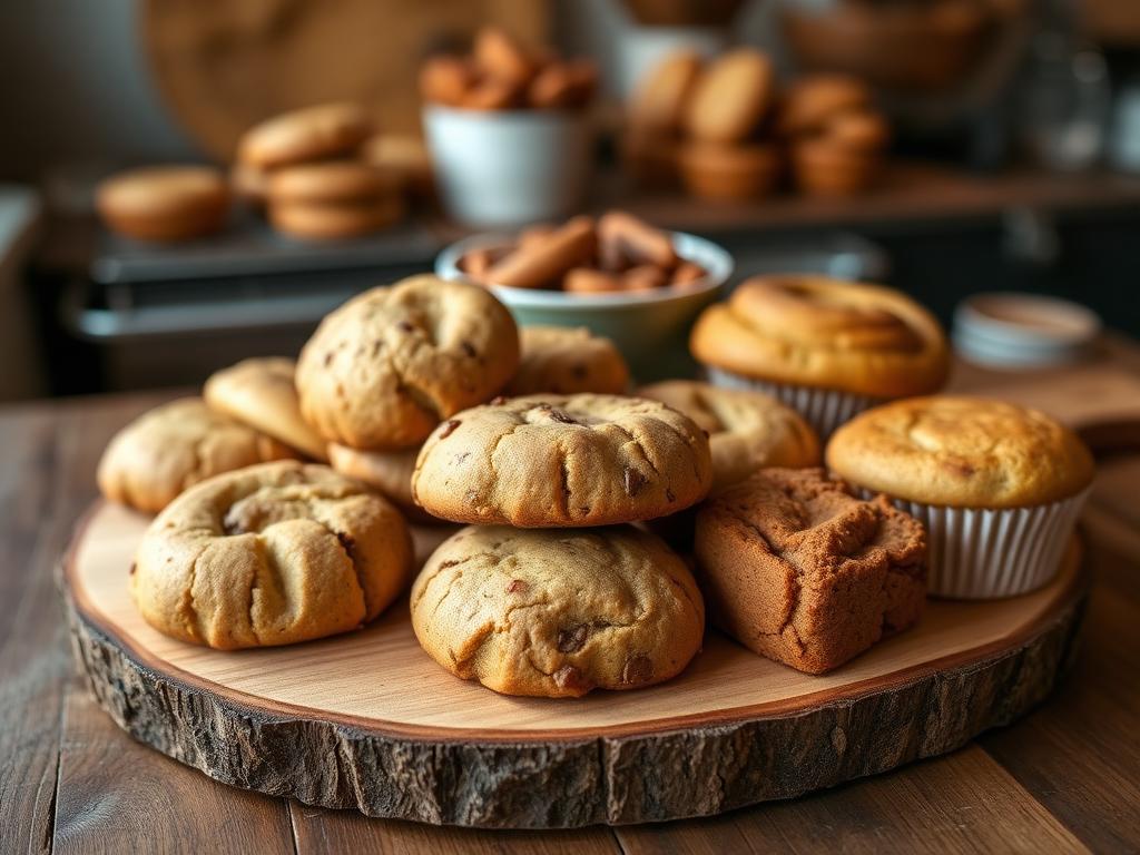 Assorted fresh baked goods